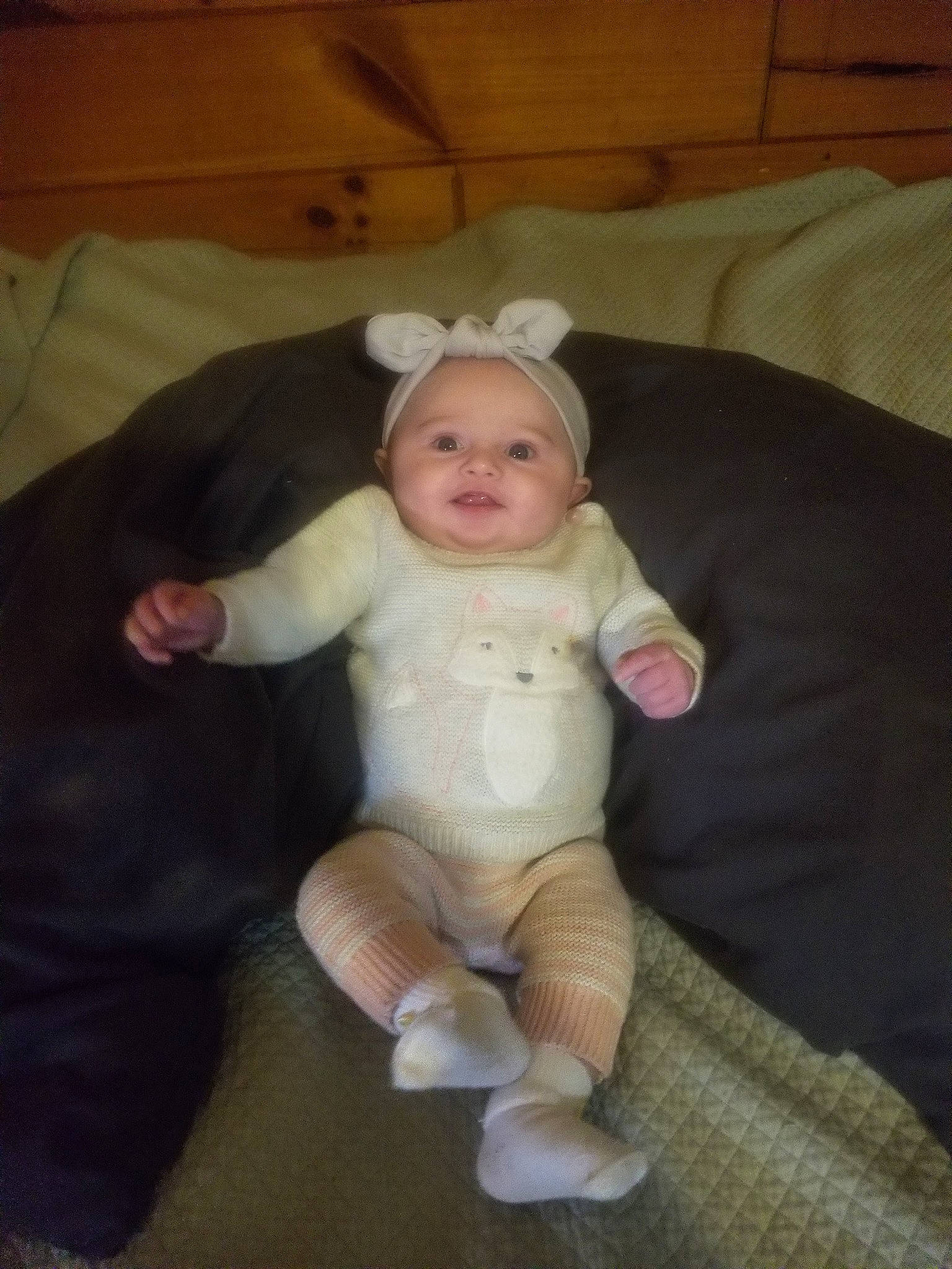 Emmalynn joined the competition — help win amazing prizes! baby, cheek, child, person, sitting, skin, smile, toddler