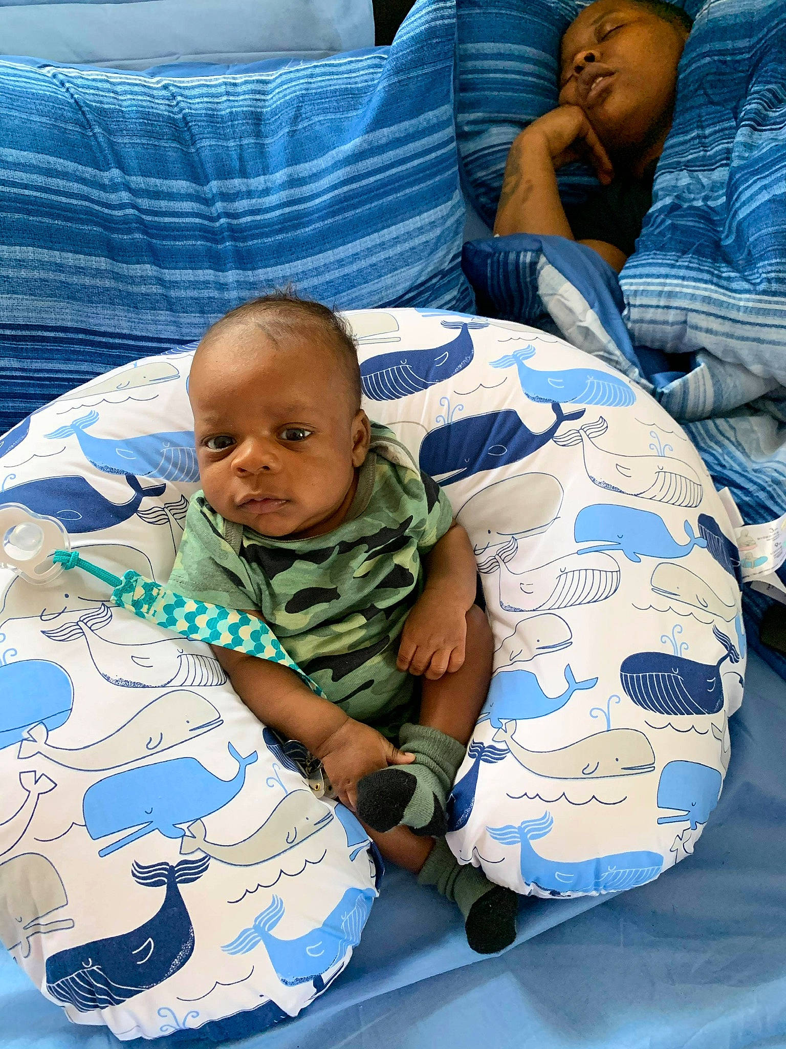 Xyari joined the competition — help win amazing prizes! baby, baby_products, baby_toddler_clothing, baseball_cap, camouflage, comfort, head, linens, military_camouflage, mouth, nap, nose, person, sleep, toddler