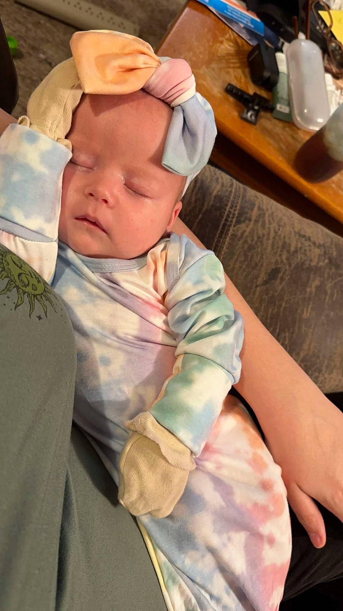 Oaklee joined the competition — help win amazing prizes! baby, baby_toddler_clothing, cheek, child, comfort, elbow, happy, hat, human_leg, pattern, person, plate, sitting, skin, sleeve, t_shirt, tableware, toddler