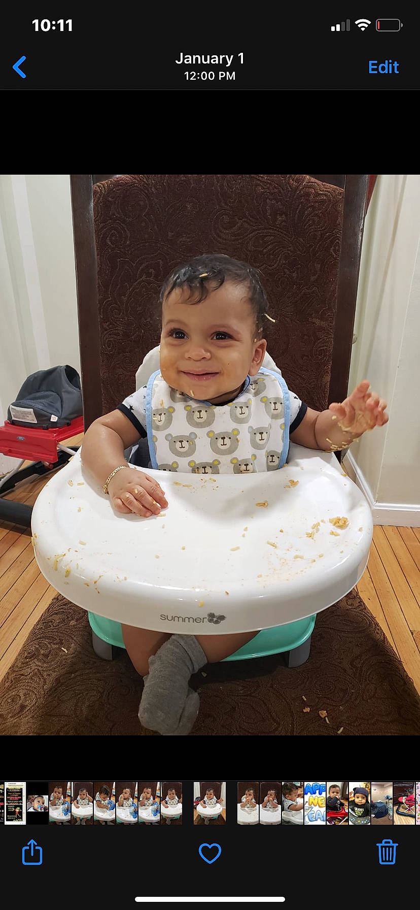 Yeshua is registered to the contest to win money with this photo: baby, child, joy, person, sitting, toddler