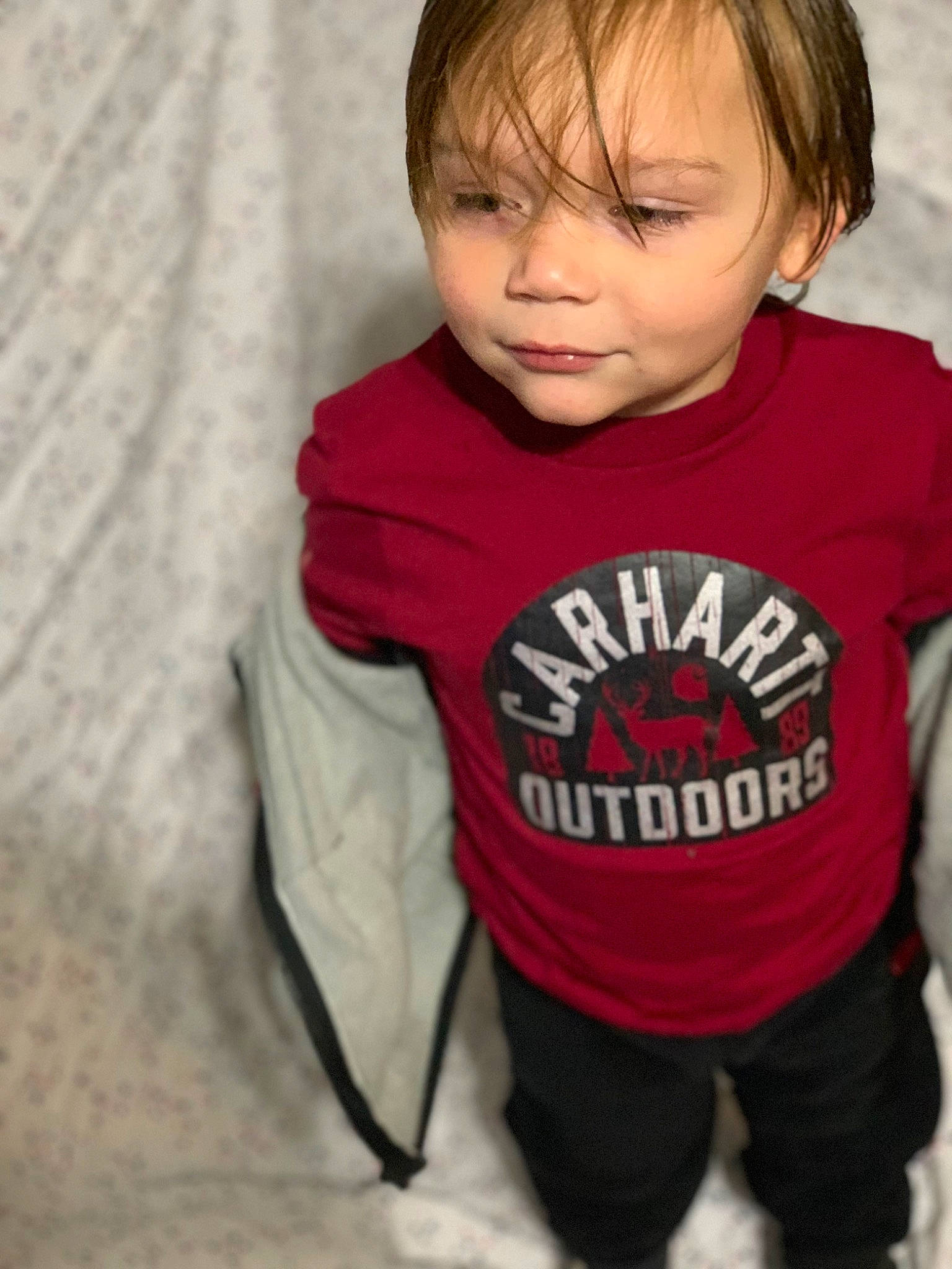 Kyree joined the competition — help win amazing prizes! baby, baby_toddler_clothing, cheek, chin, cool, eye, eyebrow, facial_expression, happy, human_body, iris, lip, neck, nose, outerwear, person, skin, sleeve, smile, t_shirt