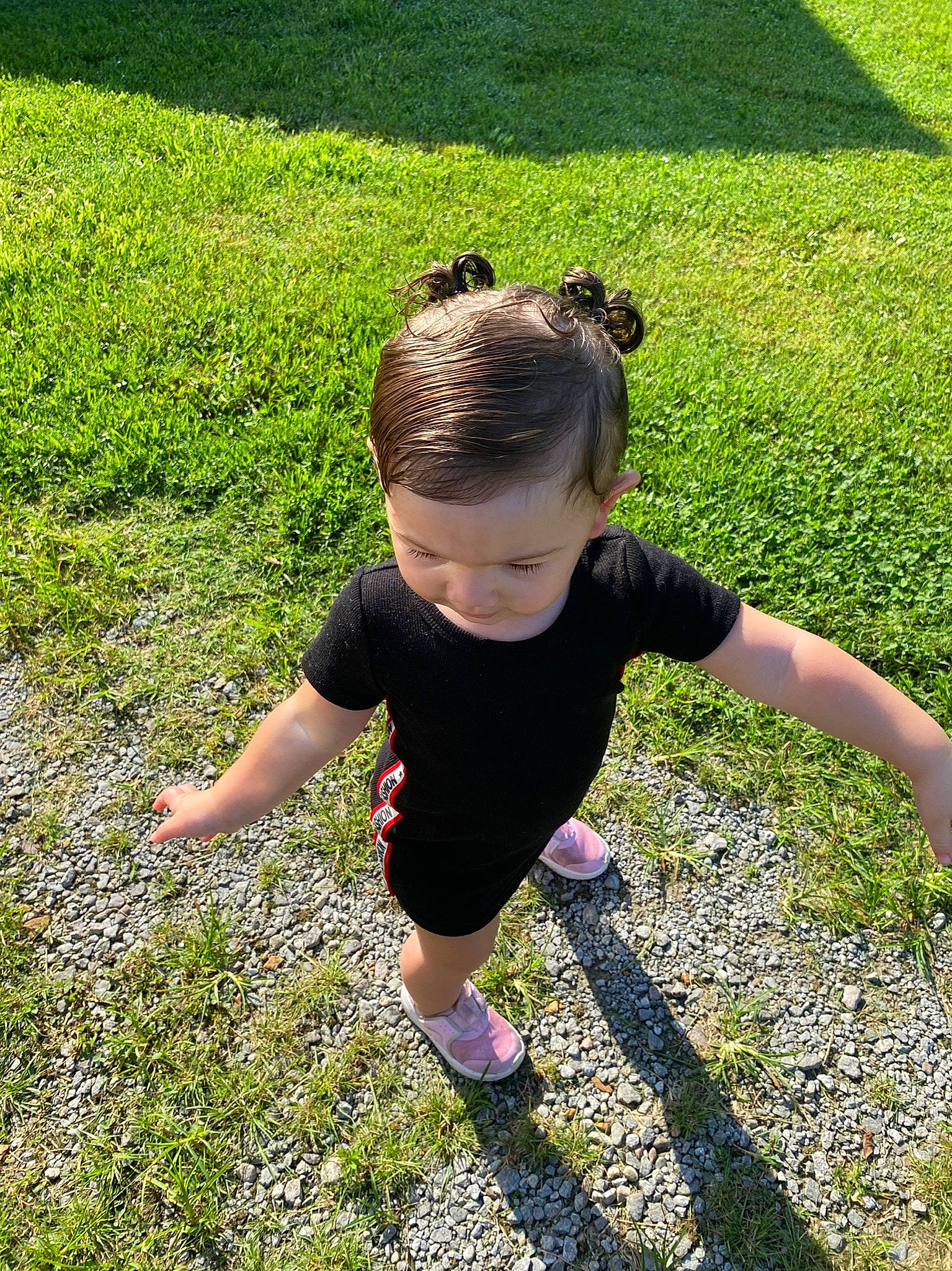 Ariya joined the competition — help win amazing prizes! baby_toddler_clothing, botany, grass, grass_family, grassland, groundcover, hand, happy, lawn, leaf, leisure, meadow, natural_environment, nature, people_in_nature, person, plant, summer, terrestrial_plant, toddler