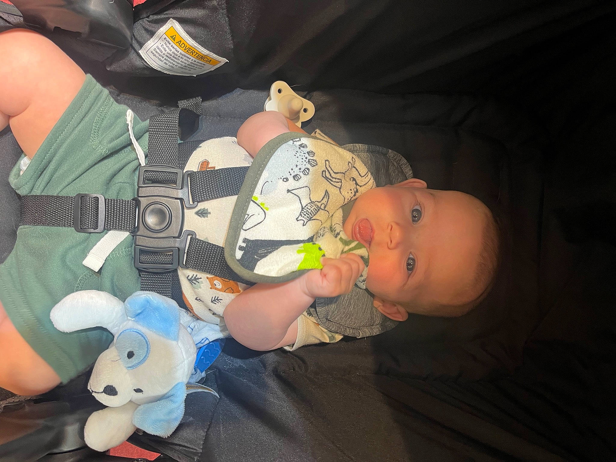 Bennett joined the competition — help win amazing prizes! arm, baby, baby_products, baby_toddler_clothing, child, comfort, elbow, finger, fun, gesture, hand, human_body, lap, leg, mouth, organ, person, sleeve, t_shirt, thigh