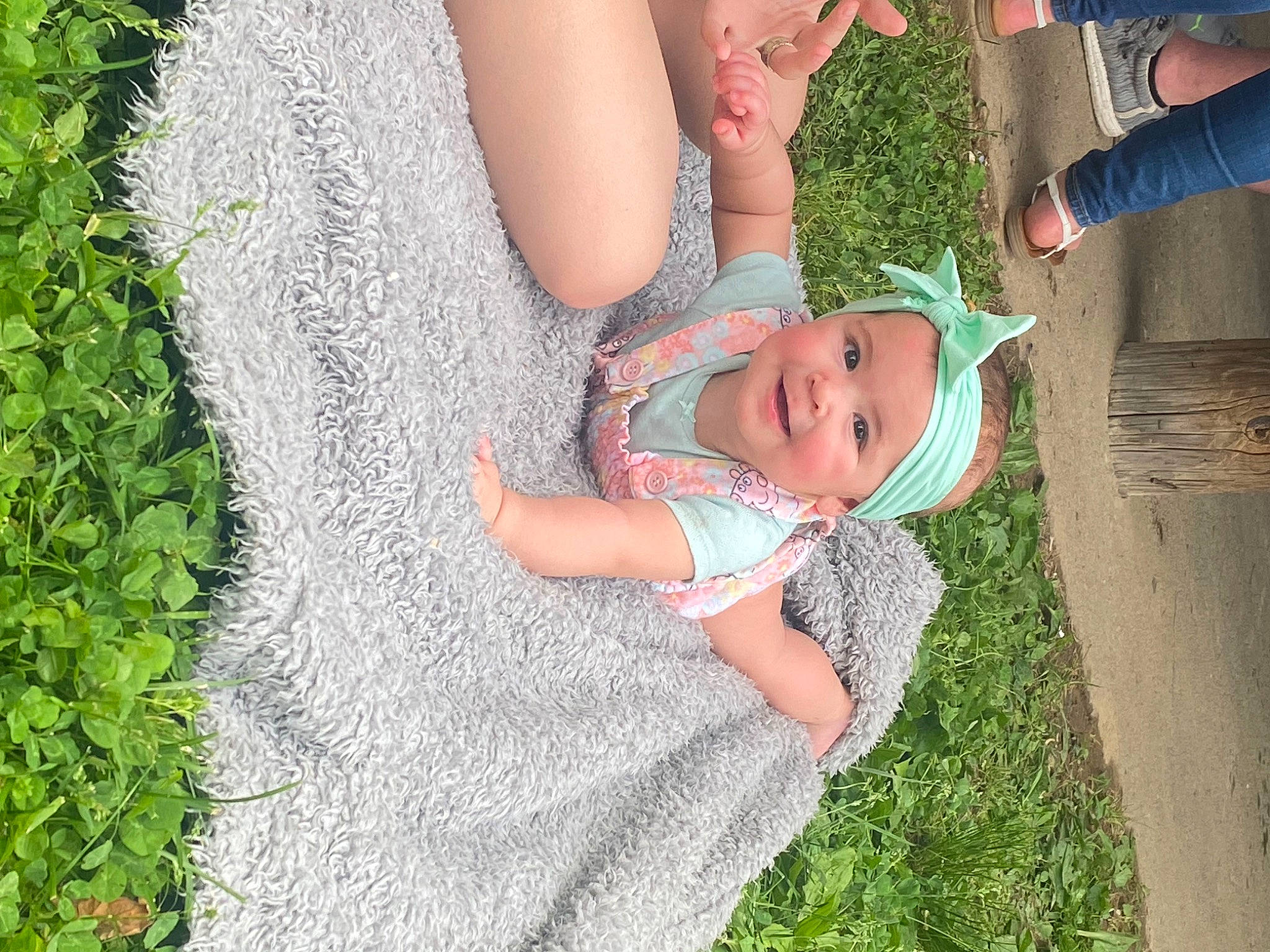 Lorelai joined the competition — help win amazing prizes! baby, baby_toddler_clothing, beauty, child, facial_expression, fun, gesture, grass, grass_family, hand, happy, hat, headwear, joy, leaf, people_in_nature, person, plant, skin, smile