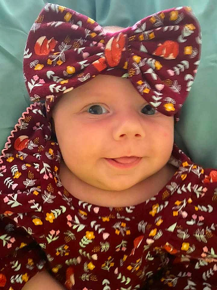 Raina joined the competition — help win amazing prizes! cap, child, chin, costume_hat, face, fun, happy, head, headgear, headwear, helmet, human_body, knit_cap, leaf, neck, outerwear, pattern, people_in_nature, person, smile