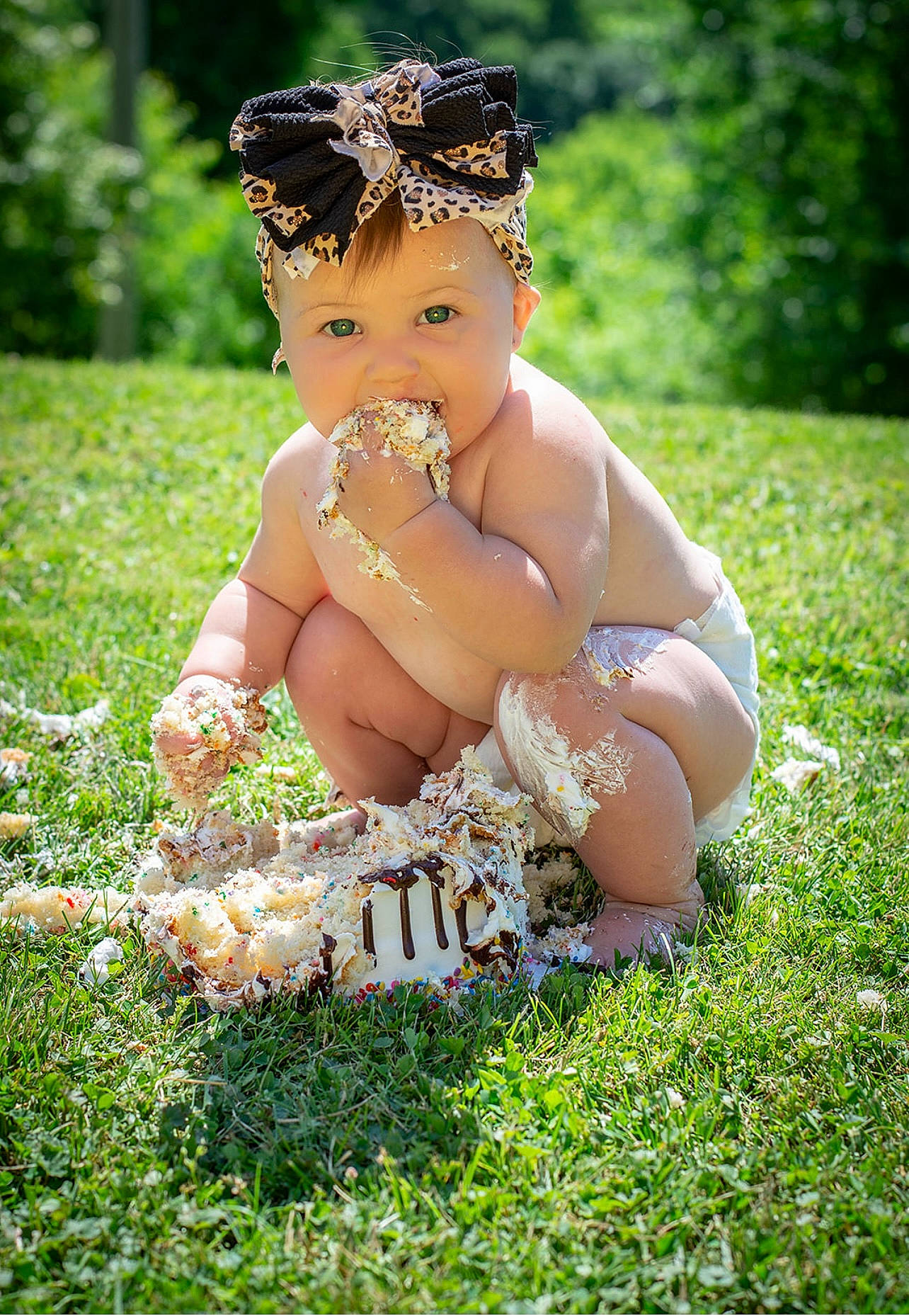 Sutton joined the competition — help win amazing prizes! baby, baby_toddler_clothing, botany, dress, fawn, flash_photography, flower, grass, grass_family, happy, headband, headpiece, headwear, human_body, jewellery, meadow, people_in_nature, person, petal, plant