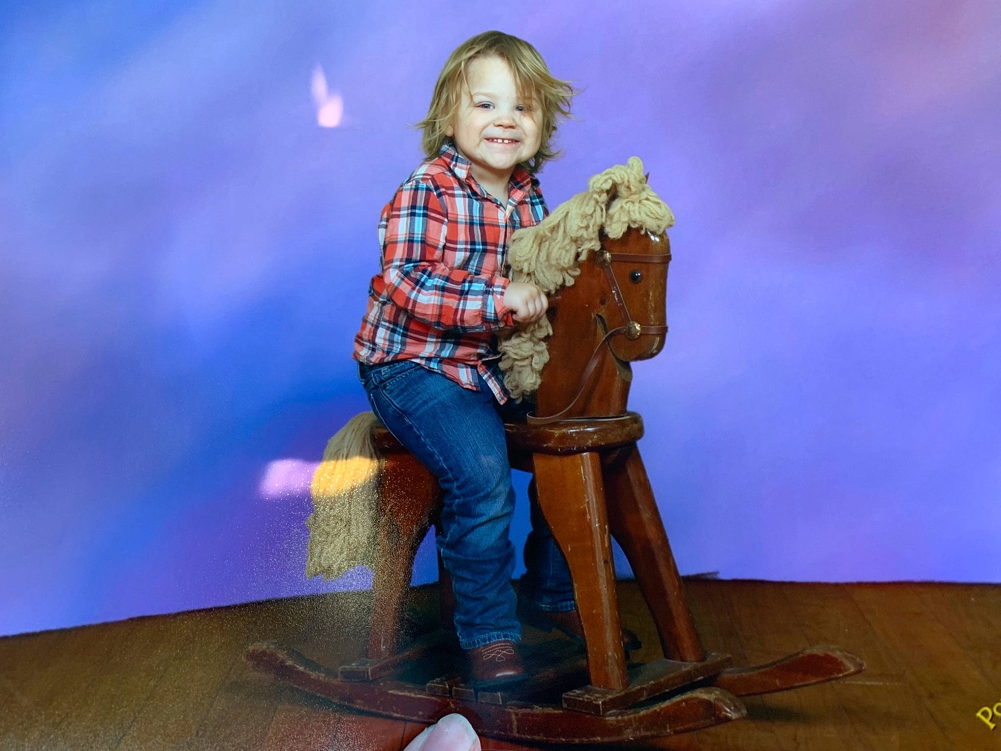 Dwayne joined the competition — help win amazing prizes! blue, christmas, doll, electric_blue, event, eye, fawn, figurine, fun, fur, hair, happy, head, joy, people_in_nature, person, plaid, sitting, smile, tartan