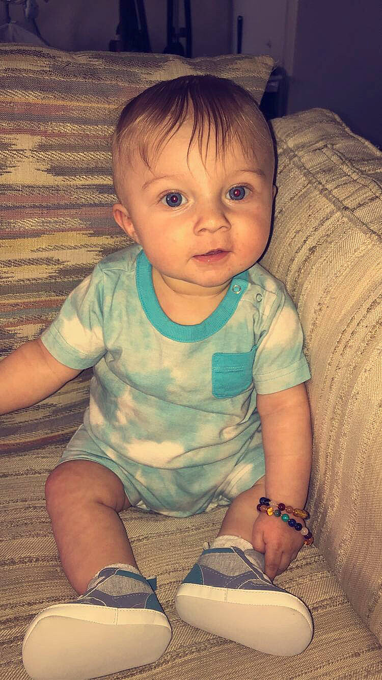 Waylon James joined the competition — help win amazing prizes! arm, baby, baby_toddler_clothing, cheek, eye, finger, hand, happy, iris, leg, lip, mammal, mouth, nose, organ, person, skin, sleeve, toddler, watch