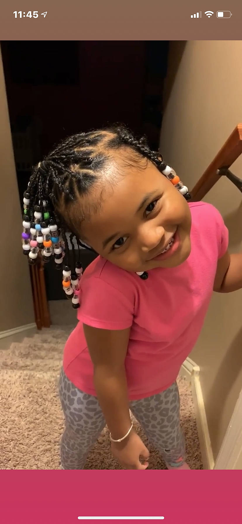 Jaedyn is registered to the contest to win money with this photo: braid, cheek, child, child_model, cornrows, ear, forehead, hair, hair_accessory, hairstyle, joy, person, pigtail, toddler