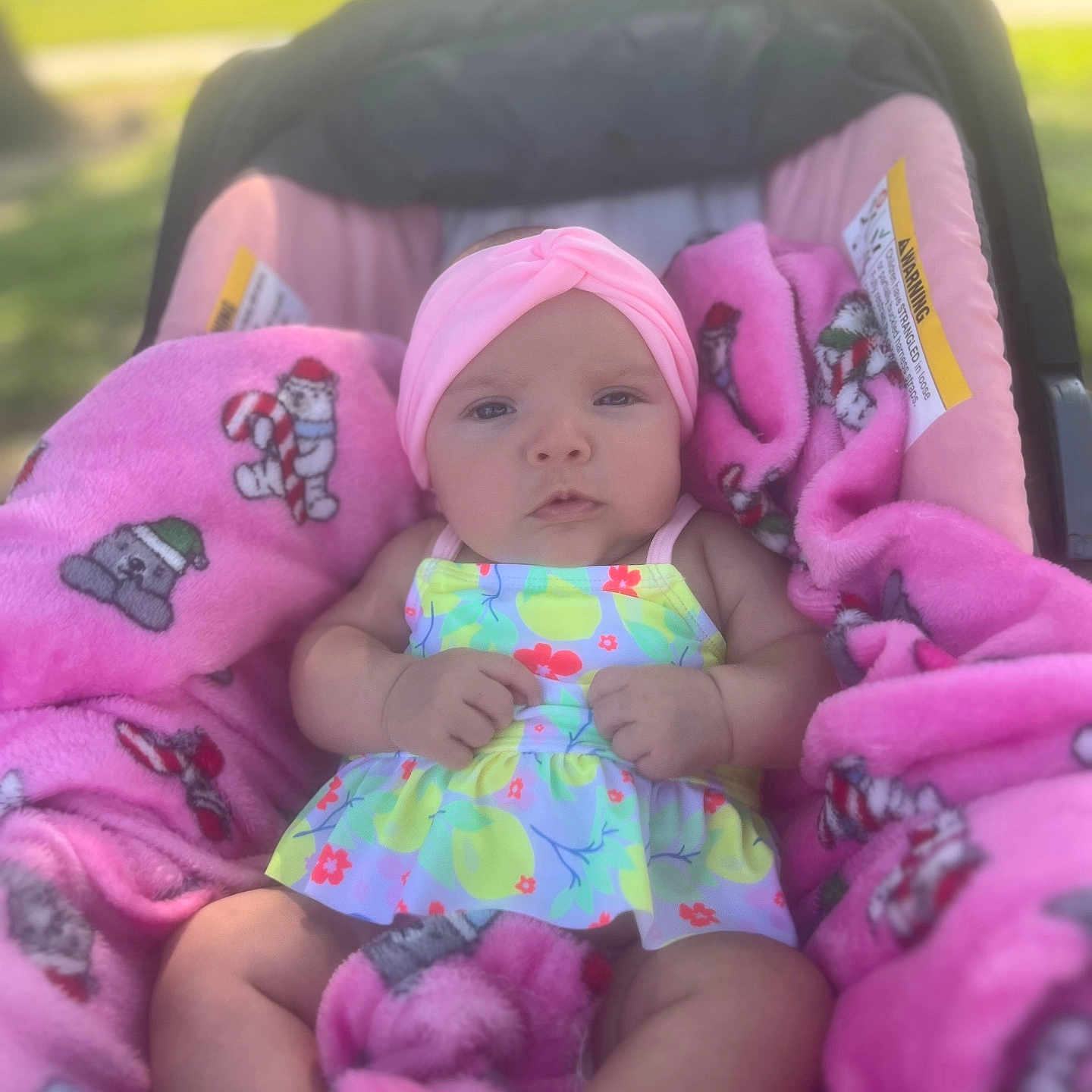 Chanel is registered to the contest to win money with this photo: baby, blanket, bonnet, cap, clothing, crib, cushion, dress, face, furniture, hat, head, homedecor, infantbed, newborn, person, photography, portrait, quilt, sleeping