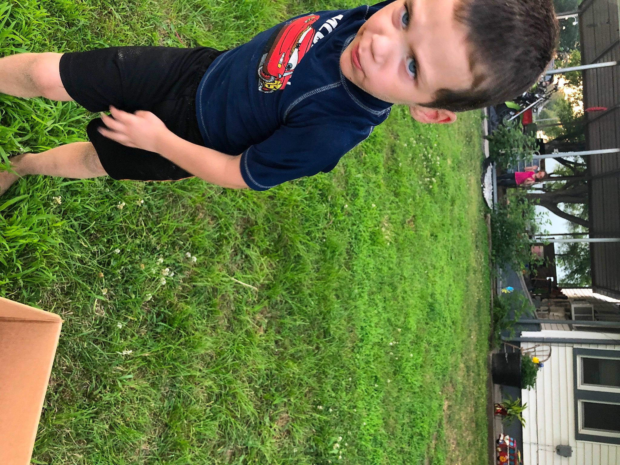 Ryan Edwards is registered to the contest to win money with this photo: grass, lawn, person, plant, shrub, tree