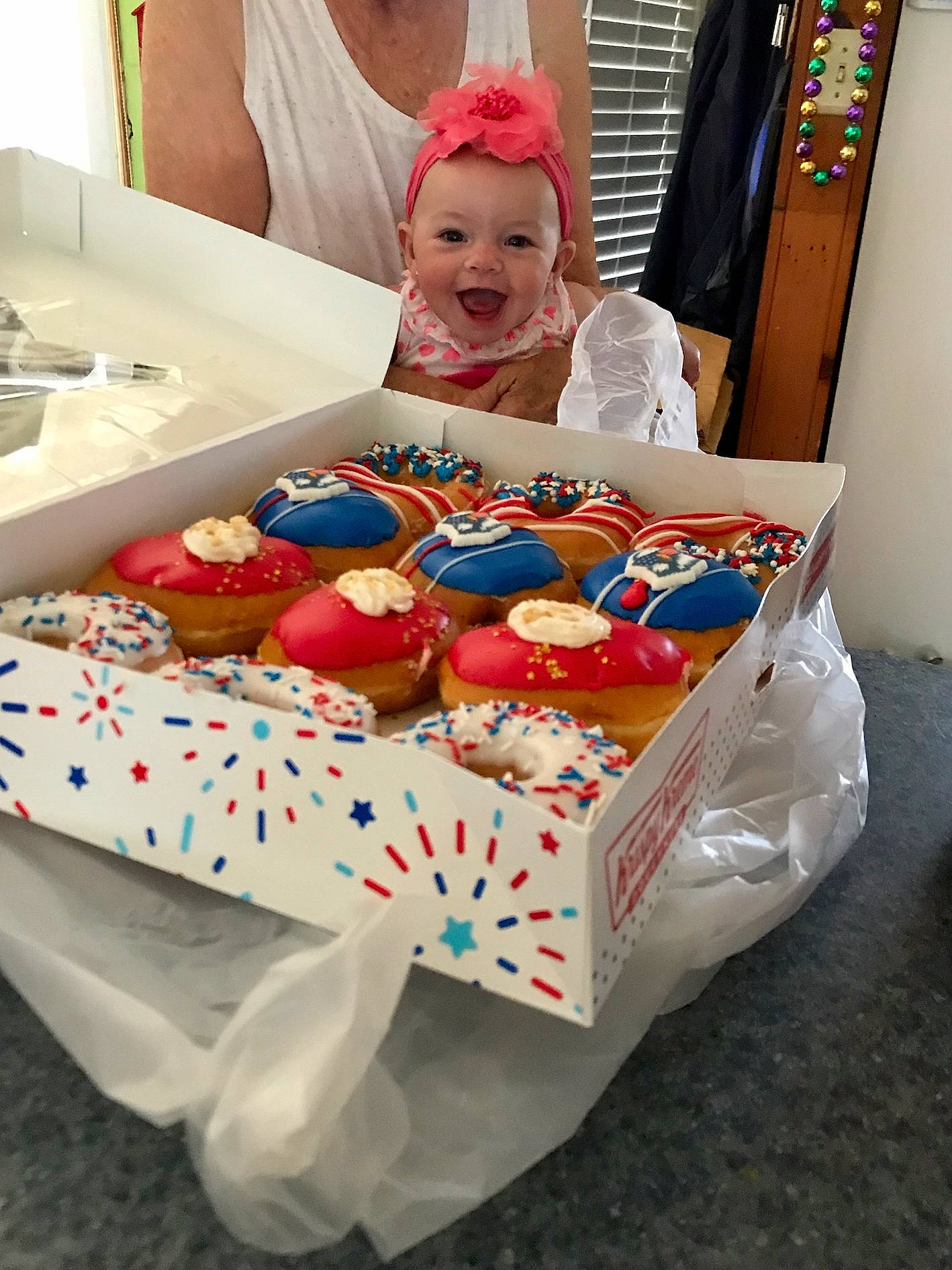 Breonna joined the competition — help win amazing prizes! baby, baking, bowl, cake_decorating, chair, child, cuisine, event, fun, happy, party_supply, person, play, room, smile, sugar_paste, sweetness, table, tableware, textile
