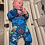 Reece joined the competition — help win amazing prizes! baby, infant, onesie, blue, fish_pattern, changing_table, indoor, floor, plastic, baby_clothing, child, person, cute, small_hands, foot, expression, looking_away, nursery, baby_boy, playful