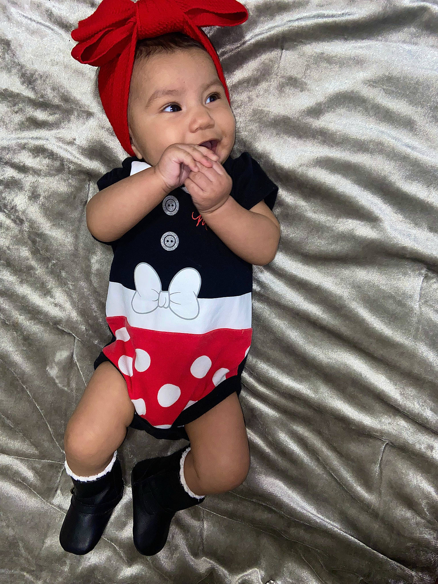 Heavenly joined the competition — help win amazing prizes! baby, baby_products, baby_toddler_clothing, cap, carmine, child, costume_hat, happy, hat, human_leg, knee, pattern, person, pink, sitting, skin, sleeve, smile, sun_hat, thigh