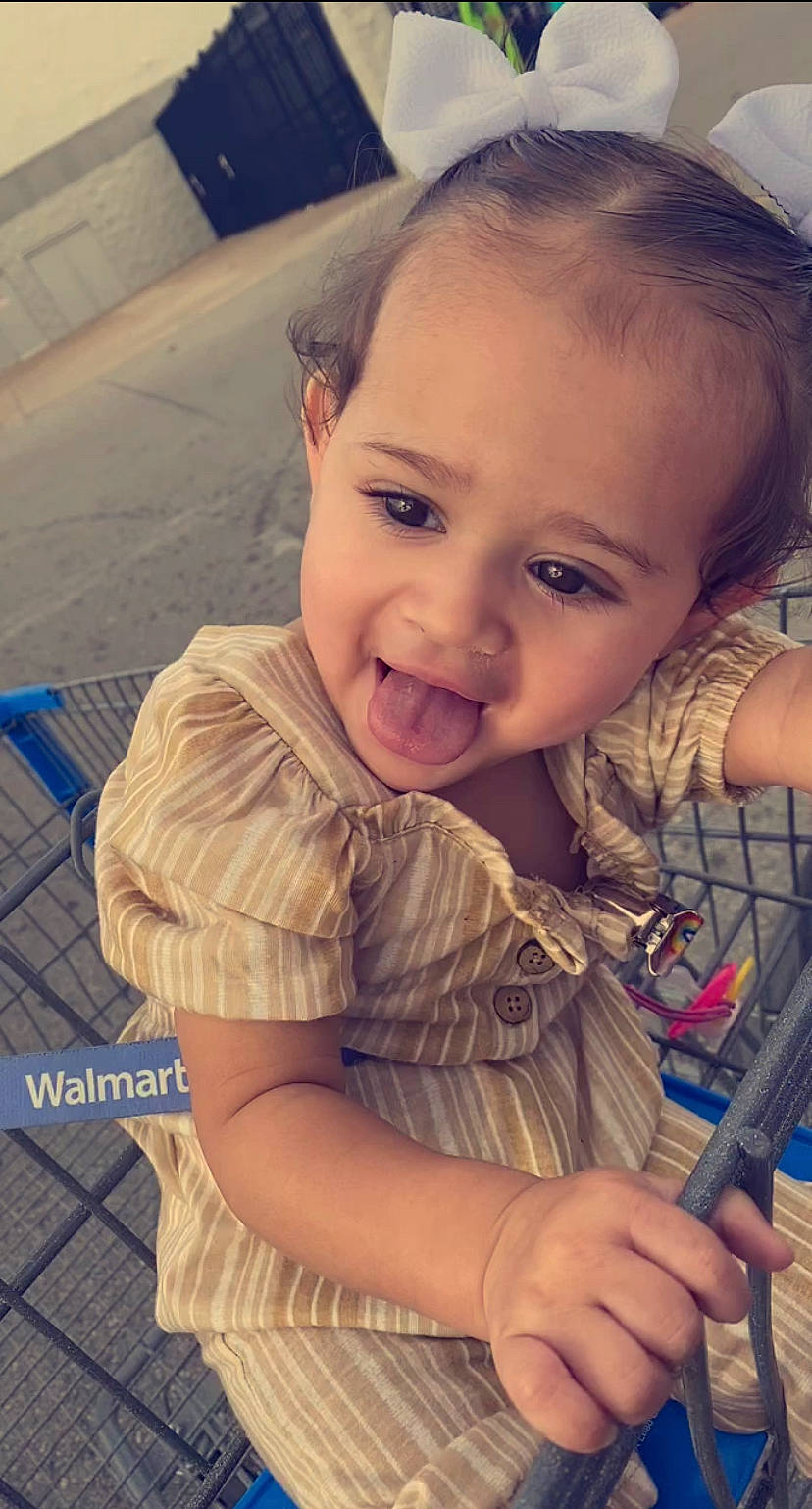 Madelyn joined the competition — help win amazing prizes! arm, baby_toddler_clothing, cheek, chin, cool, eyelash, finger, fun, hand, happy, iris, lip, long_hair, mouth, neck, nose, person, skin, sleeve, smile