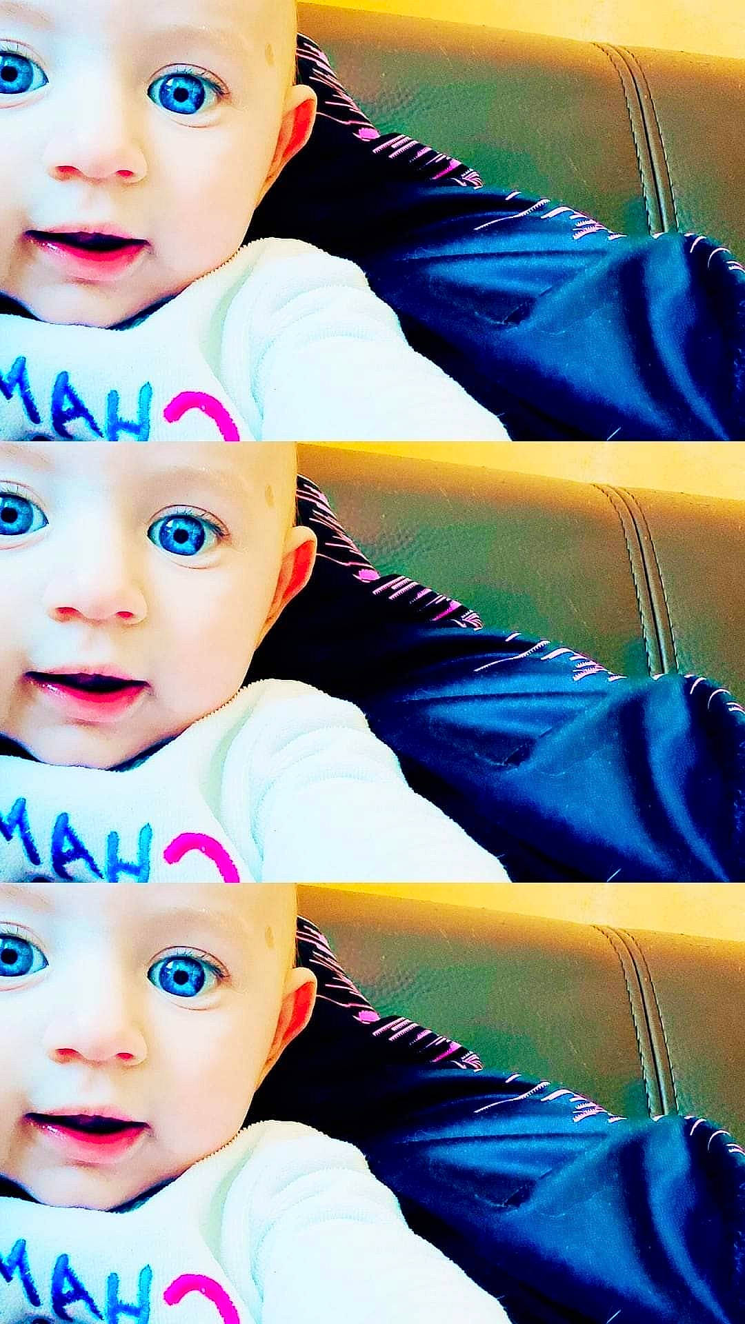 Rydian participe au concours pour gagner de l'argent avec cette photo : baby_toddler_clothing, blue, cheek, chin, eyelash, facial_expression, happy, headwear, human, iris, light, lip, mouth, nose, orange, person, photograph, product, skin, toddler