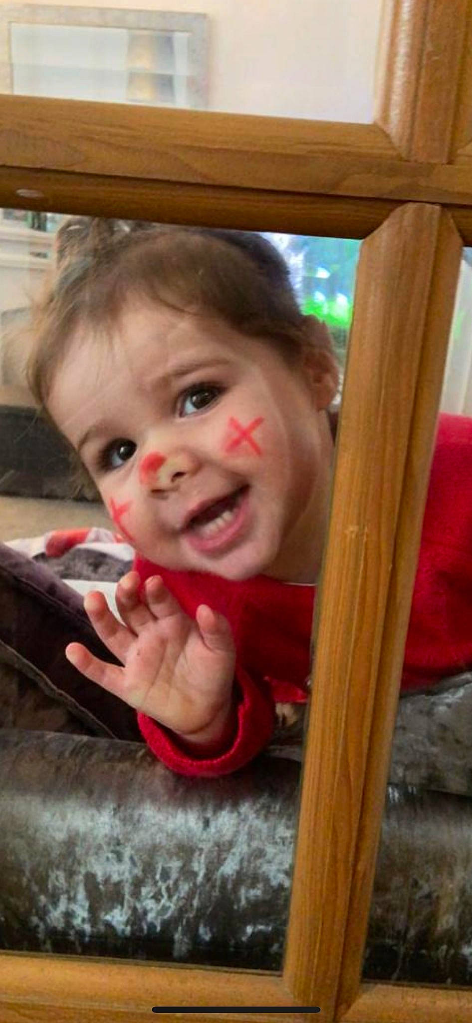 Erin joined the competition — help win amazing prizes! baby, baby_toddler_clothing, cheek, chin, eye, face, gesture, happy, head, iris, lip, mouth, nose, person, plant, skin, smile, toddler, tooth, window