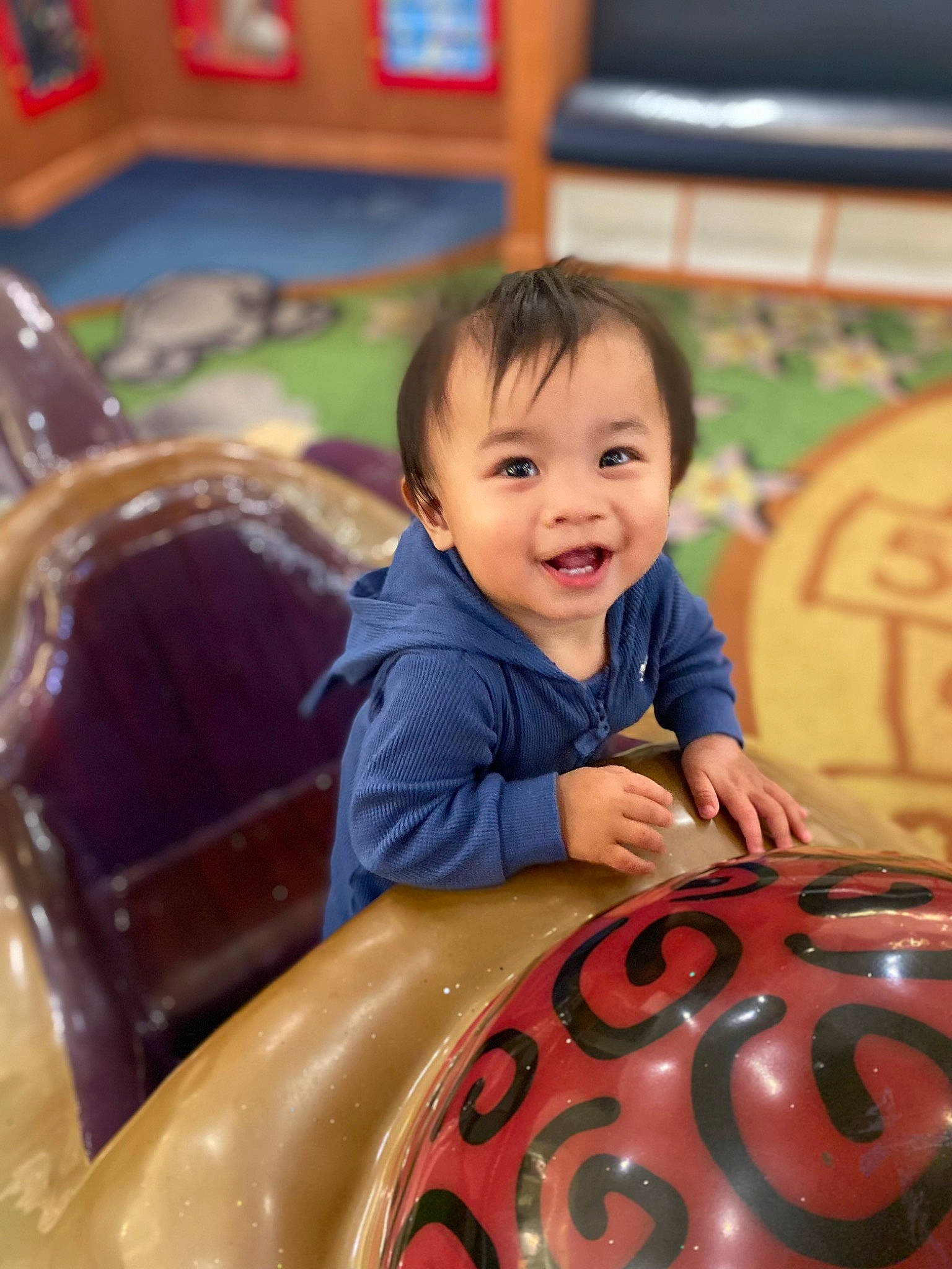 Harlow is registered to the contest to win money with this photo: automotive_design, automotive_tire, baby, child, eye, face, facial_expression, fun, happy, head, joy, leisure, motor_vehicle, person, photograph, product, skin, smile, snapshot, tire