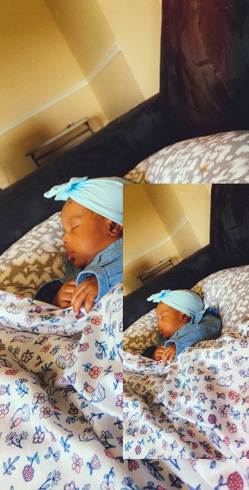 Nyliah joined the competition — help win amazing prizes! baby, bedtime, birth, child, comfort, headgear, nap, person, sleep