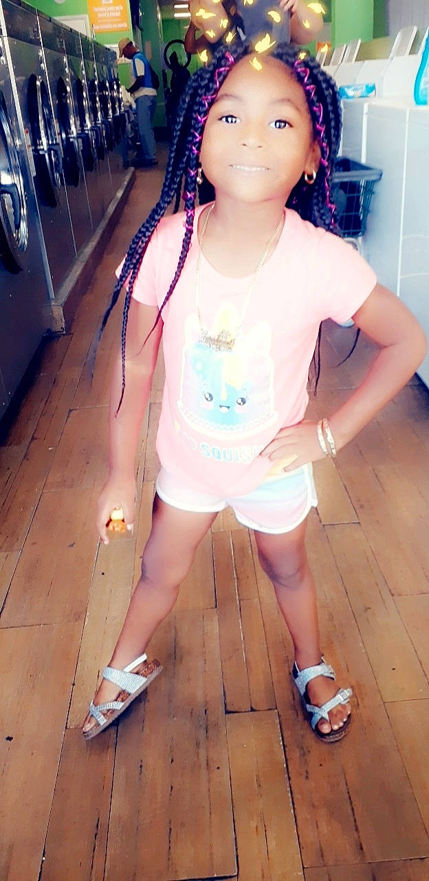 Londynn joined the competition — help win amazing prizes! black_hair, cheek, child, child_model, leg, long_hair, person, pink, skin, smile, thigh, toddler