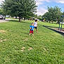 Itachi joined the competition — help win amazing prizes! child, children, grass, park, outdoor, tree, sky, cloud, person, playground, toy, barefoot, casual_clothing, summer, greenery, sidewalk, car, residential_area, daytime, nature