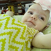 Kyleigh joined the competition — help win amazing prizes! cheek, child, day, eye, girl, hair, happiness, head, human_hair_color, infant, nose, product, skin, smile, textile, toddler, yellow