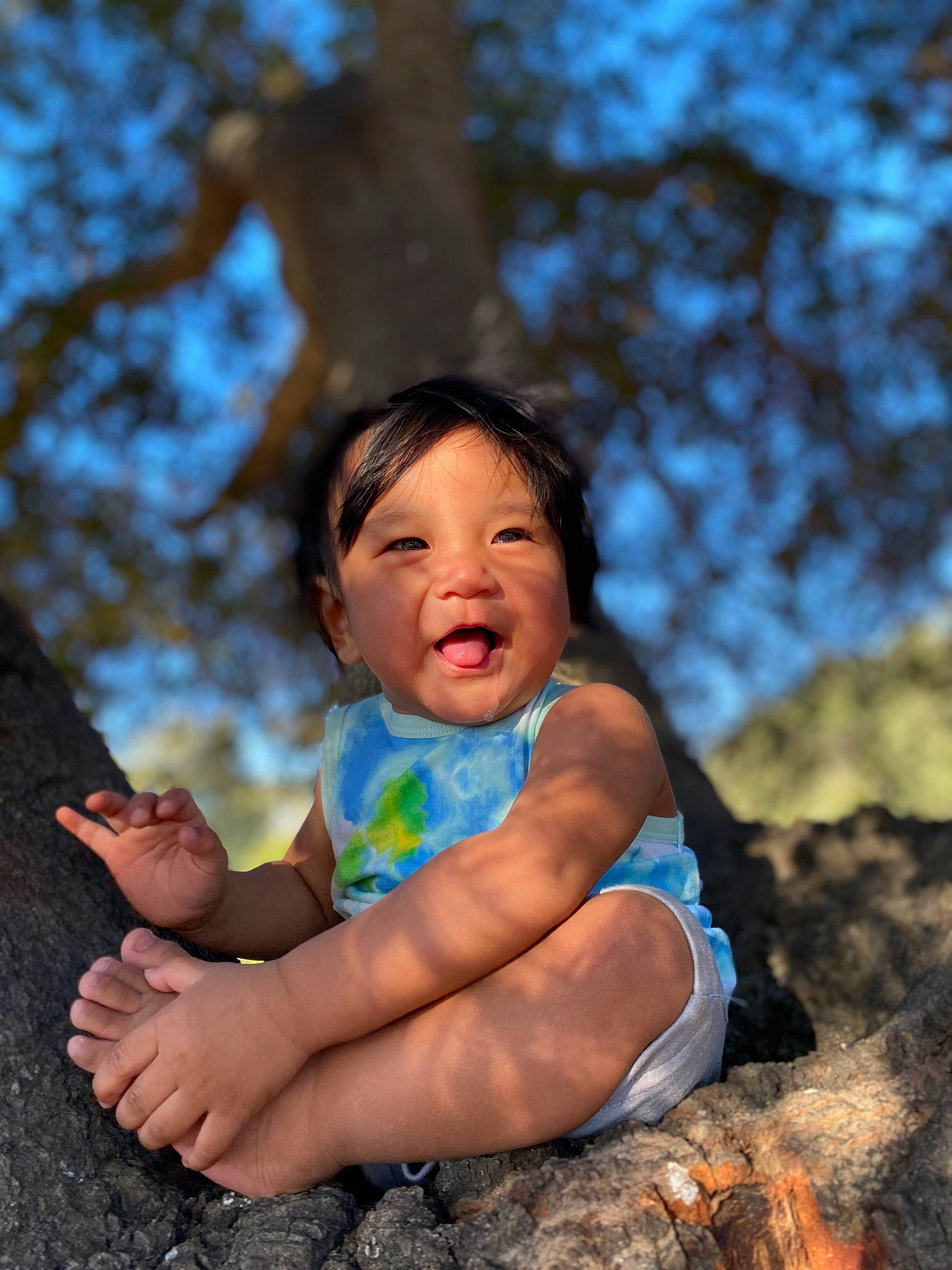 Shawn joined the competition — help win amazing prizes! baby, ball, child, flash_photography, fun, gesture, grass, happy, leisure, lip, people_in_nature, person, plant, portrait_photography, sitting, skin, sky, soil, toddler, tree