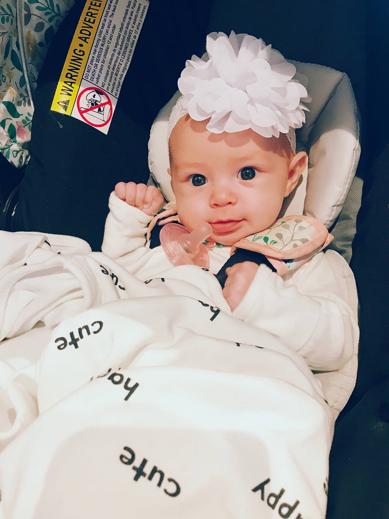 Kenna joined the competition — help win amazing prizes! child, girl, hair_accessory, headgear, headwear, infant, person, product, skin, smile, textile, toddler