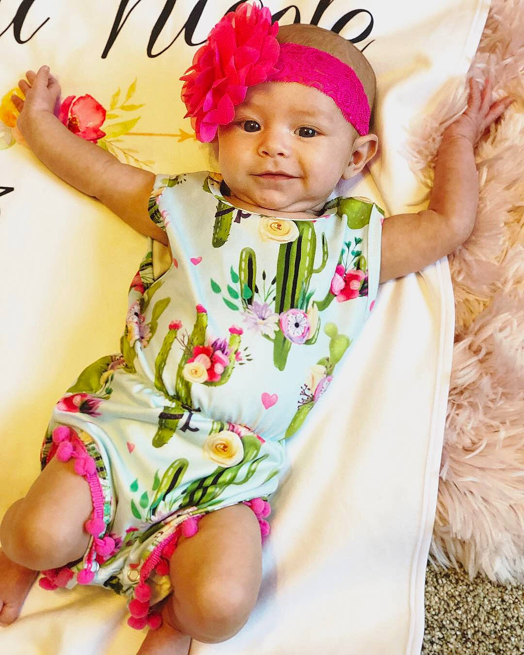 Kenna joined the competition — help win amazing prizes! child, costume, hair_accessory, headgear, infant, nightwear, person, pink, product, toddler