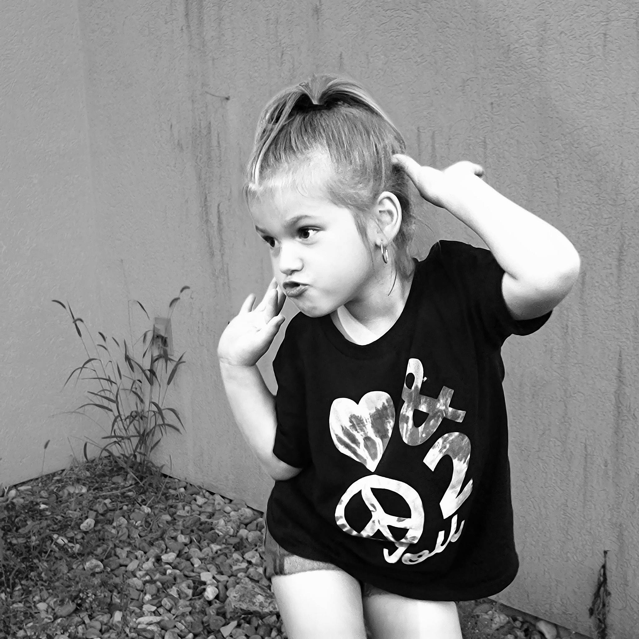 Kenzley joined the competition — help win amazing prizes! arm, black_and_white, cheek, eye, eyebrow, eyelash, face, flash_photography, gesture, happy, head, iris, lip, mammal, neck, nose, person, plant, sleeve, style