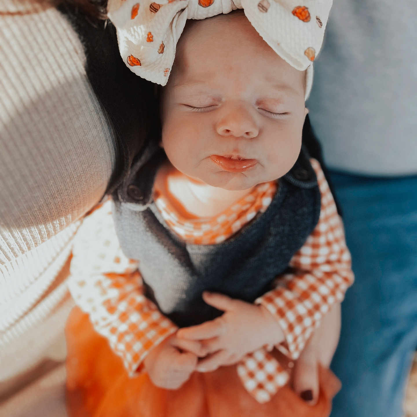 Delilah joined the competition — help win amazing prizes! accessories, baby, bag, bonnet, clothing, crying, face, frown, handbag, happy, hat, head, newborn, person, photography, portrait, sad, scarf, sleeping, smile