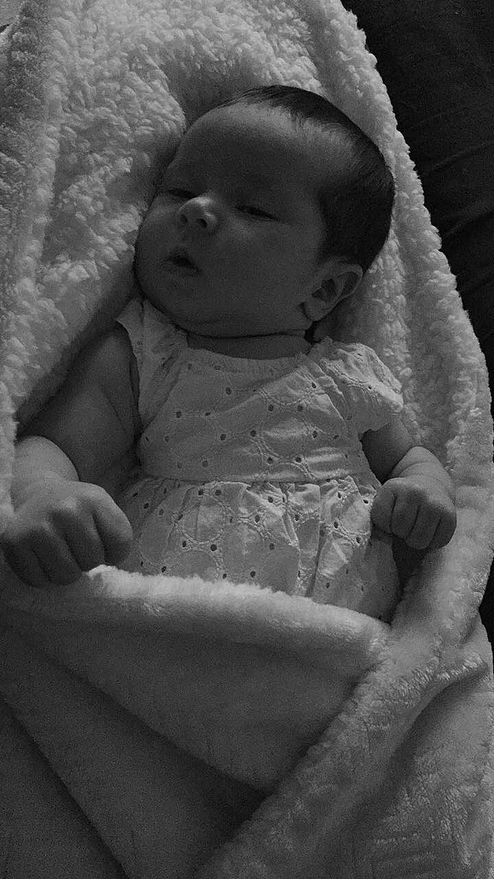 Malayah is registered to the contest to win money with this photo: baby, baby_sleeping, birth, black, black_and_white, cheek, child, eye, monochrome, monochrome_photography, person, photograph, photography, skin, sleep, style, toddler