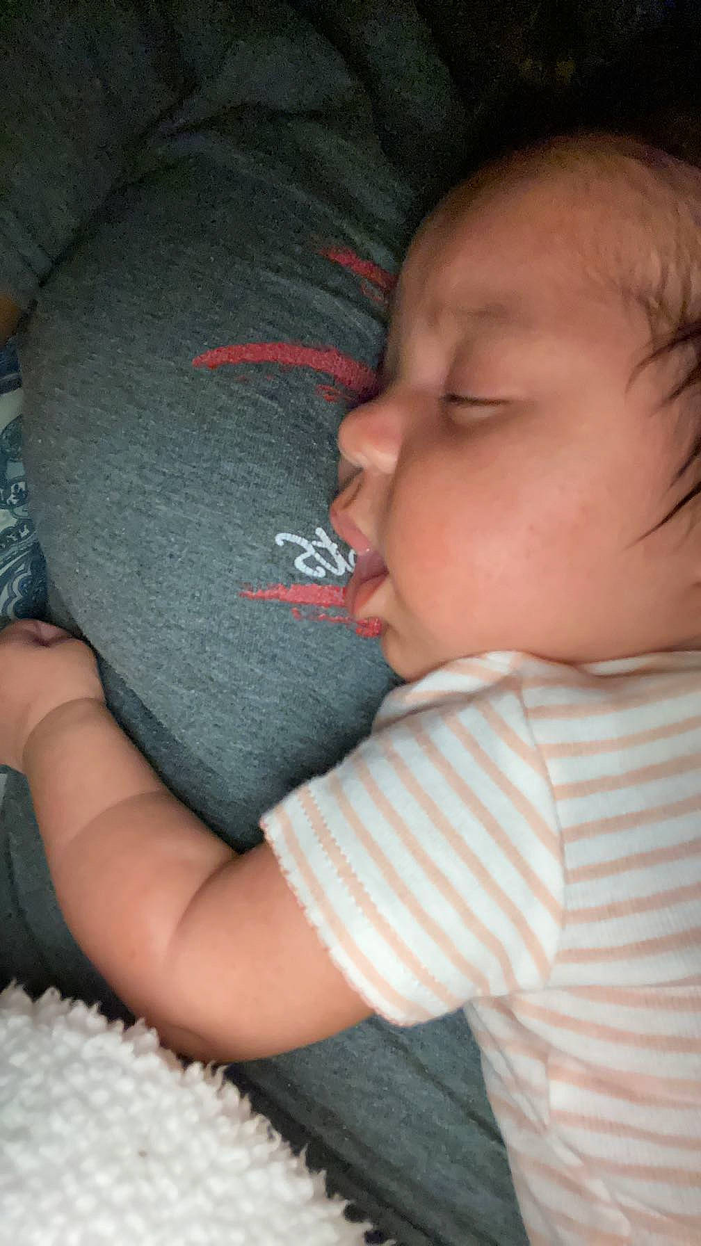 Kmora joined the competition — help win amazing prizes! baby, baby_sleeping, baby_toddler_clothing, bedtime, cheek, child, chin, comfort, elbow, eyelash, facial_expression, finger, lip, mammal, mouth, nose, person, skin, textile, toddler