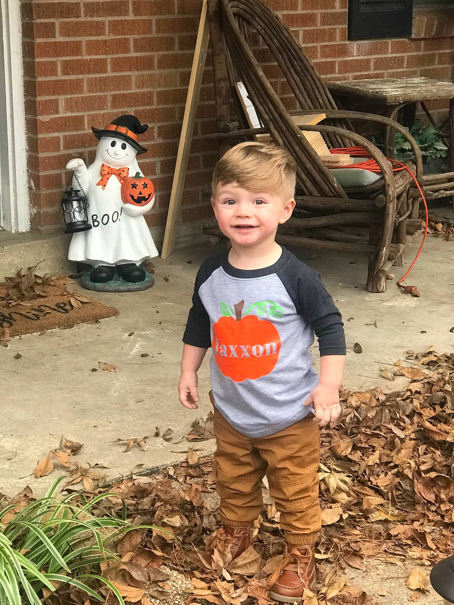 Jaxxon joined the competition — help win amazing prizes! backyard, child, house, joy, lawn_ornament, person, toddler