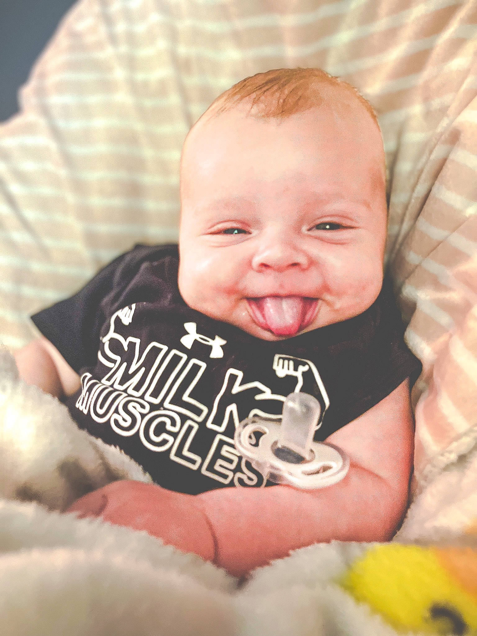 Creed joined the competition — help win amazing prizes! arm, baby, baby_toddler_clothing, cheek, chin, comfort, eye, finger, happy, head, iris, mammal, mouth, nose, person, photograph, skin, sleeve, smile, textile