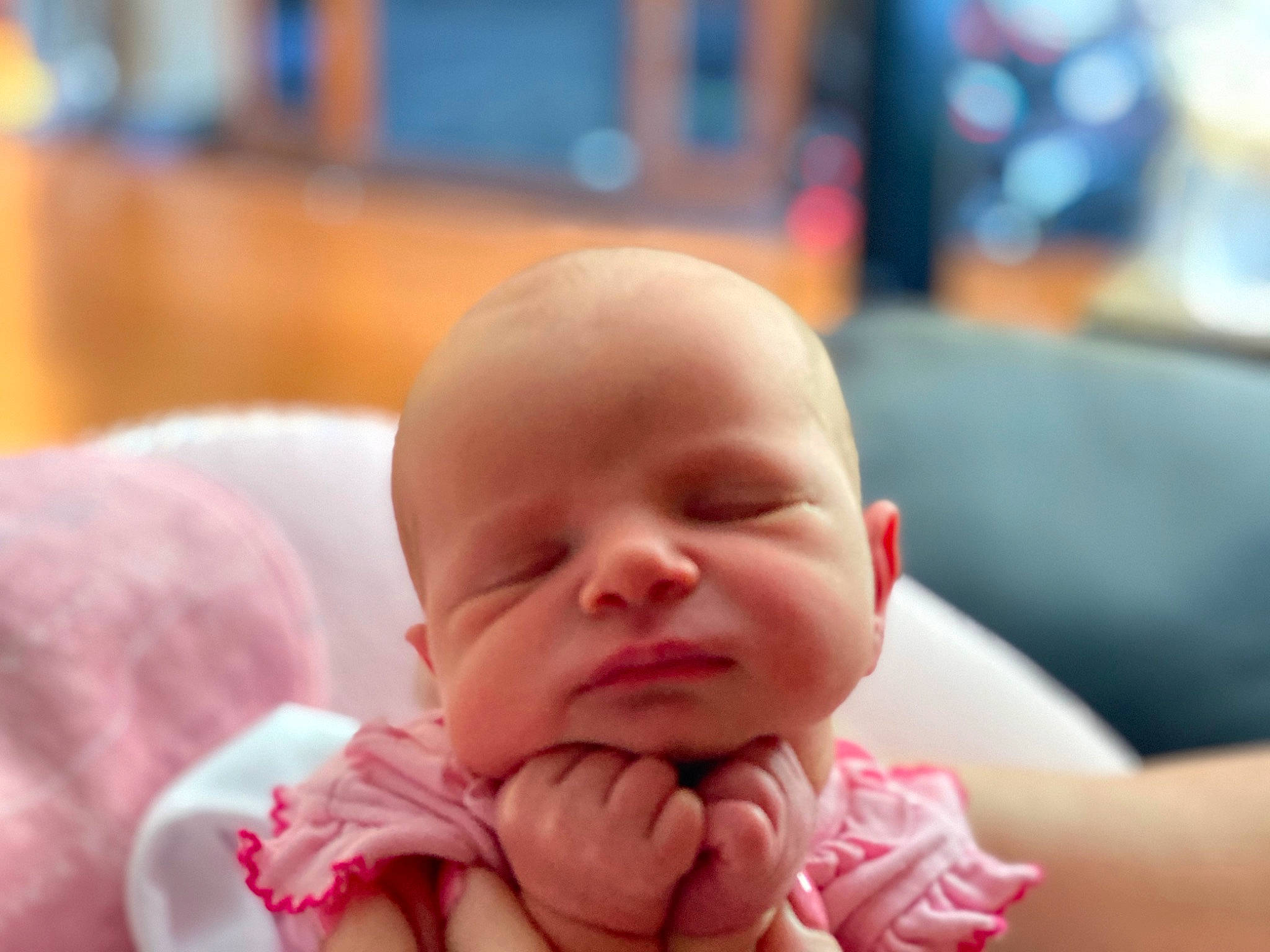 Adrianna joined the competition — help win amazing prizes! baby, baby_making_funny_faces, birth, cheek, child, chin, ear, eye, face, facial_expression, hand, head, lip, mouth, nose, person, skin, smile, toddler
