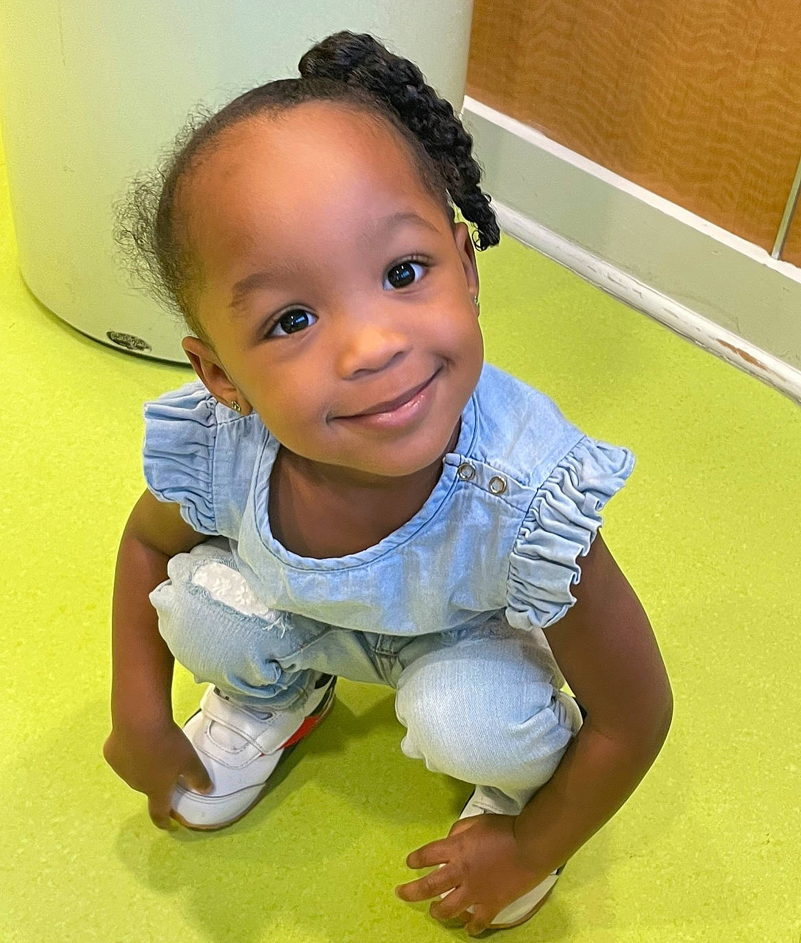 J'Laiya joined the competition — help win amazing prizes! baby, baby_toddler_clothing, barefoot, cheek, child, elbow, eye, flash_photography, flooring, foot, fun, happy, head, joy, person, sitting, skin, sleeve, smile, t_shirt