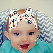 Ambre participe au concours pour gagner de l'argent avec cette photo : baby, cheek, child, ear, head, headgear, toddler