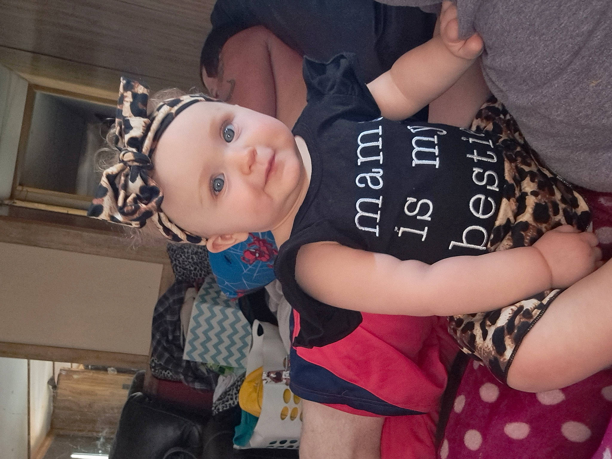 Heather joined the competition — help win amazing prizes! arm, baby, baby_toddler_clothing, cheek, child, elbow, event, fun, happy, hat, headwear, pattern, person, sitting, sleeve, smile, t_shirt, thigh, toddler, toy