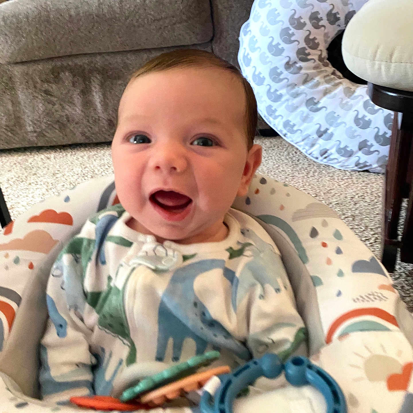 Colsen joined the competition — help win amazing prizes! architecture, baby, babylaughing, building, chair, couch, cushion, face, furniture, happy, head, homedecor, indoors, livingroom, person, photography, plant, portrait, pottedplant, room