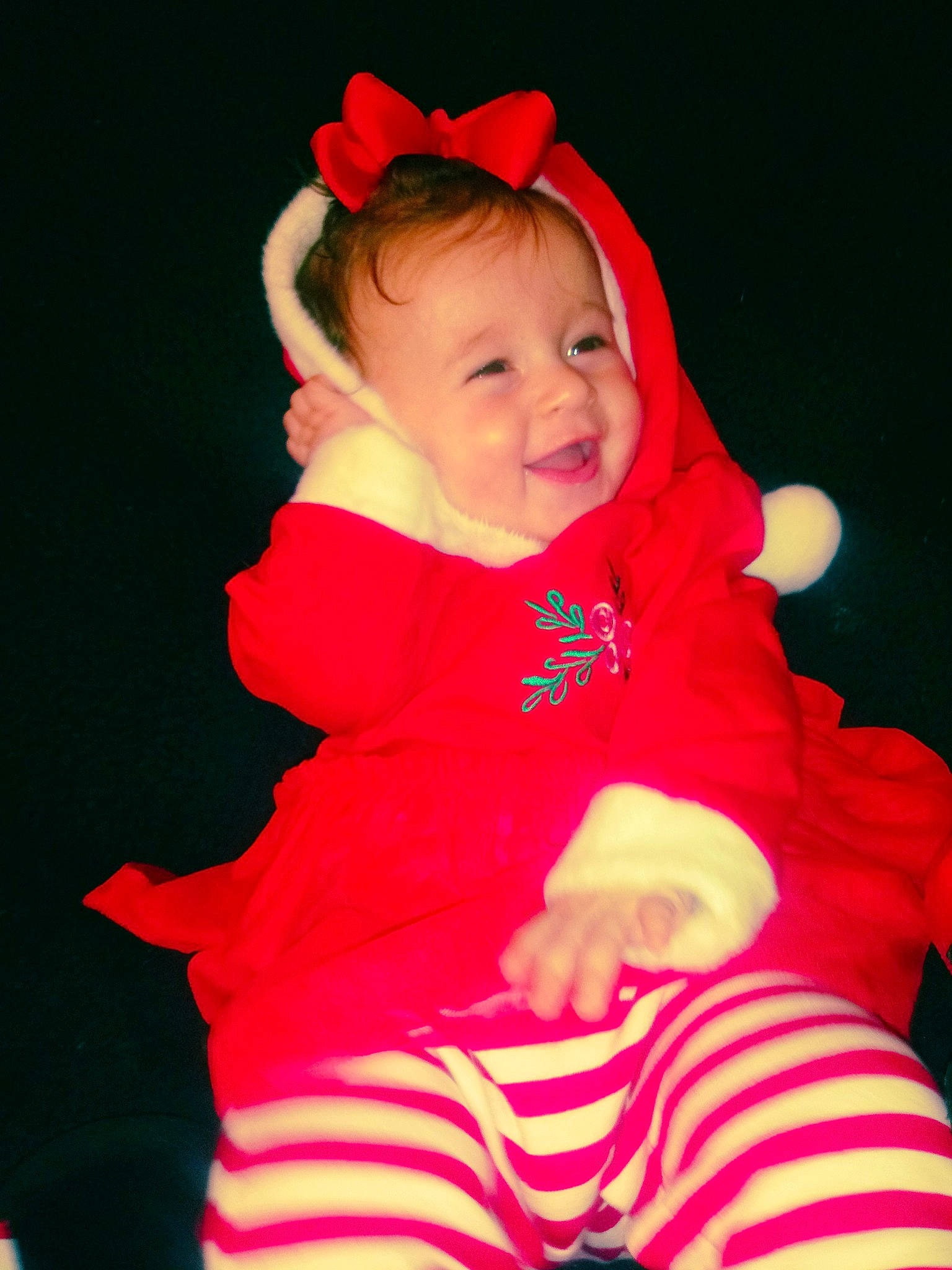 Isabella is registered to the contest to win money with this photo: baby, baby_toddler_clothing, child, person, pink, red, toddler