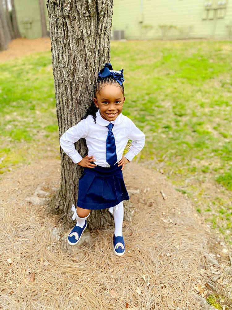 London joined the competition — help win amazing prizes! electric_blue, eye, footwear, grass, grassland, happy, hat, joy, landscape, leisure, people_in_nature, person, plant, recreation, shoe, smile, soil, street_fashion, toddler, tree