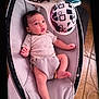 Delilah P. joined the competition — help win amazing prizes! baby, infant, baby_rocker, toys, colorful, indoor, floor_tiles, clothing, person, child, cute, relaxing, home, fabric, play, small, newborn, comfort, looking, curious