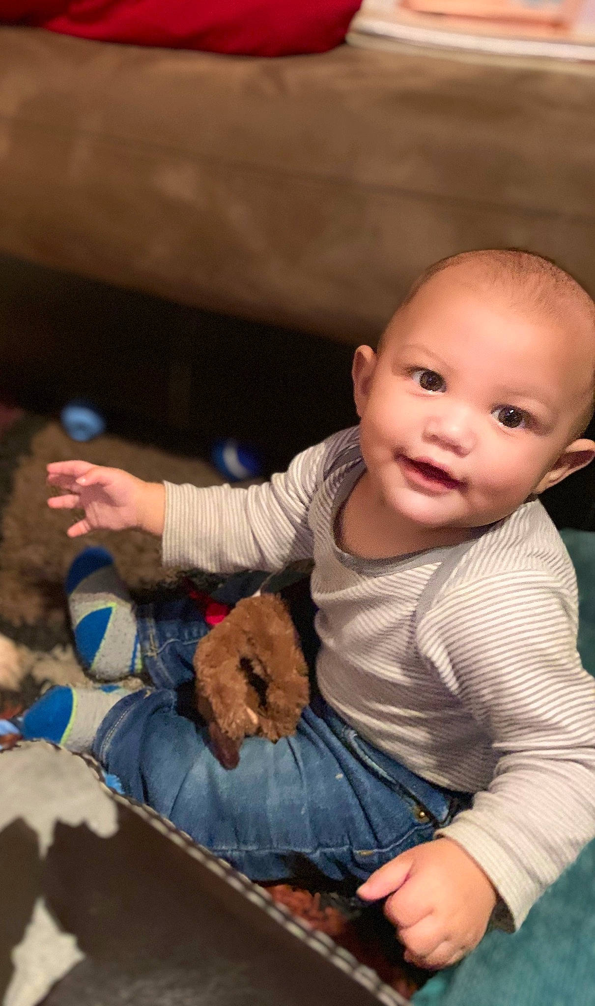 Jaylon joined the competition — help win amazing prizes! baby, cheek, child, person, sitting, skin, toddler