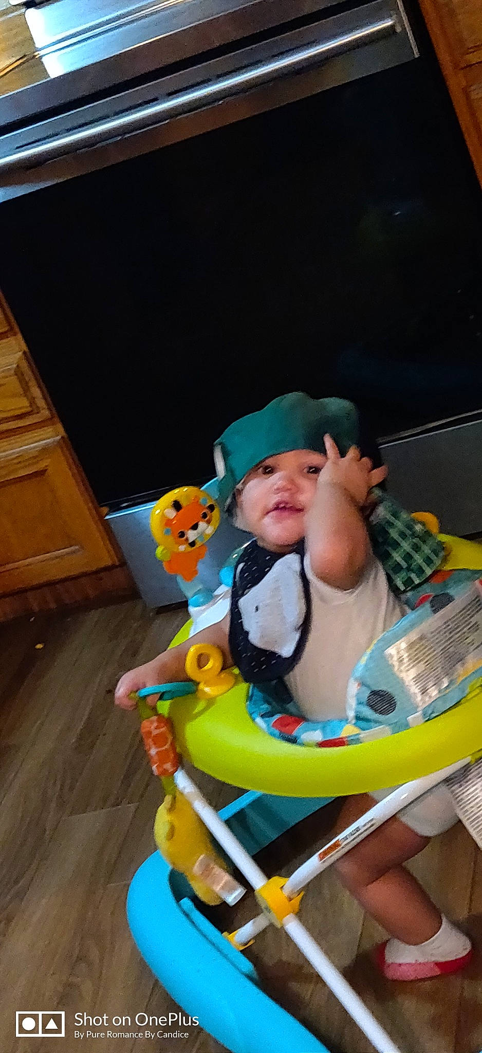 Jaylon is registered to the contest to win money with this photo: baby, baby_products, baby_toys, child, headwear, person, play, product, toddler, toy