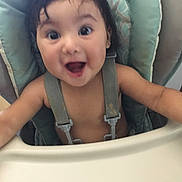 Luna Rose is registered to the contest to win money with this photo: arm, child, ear, eye, finger, girl, infant, mouth, product