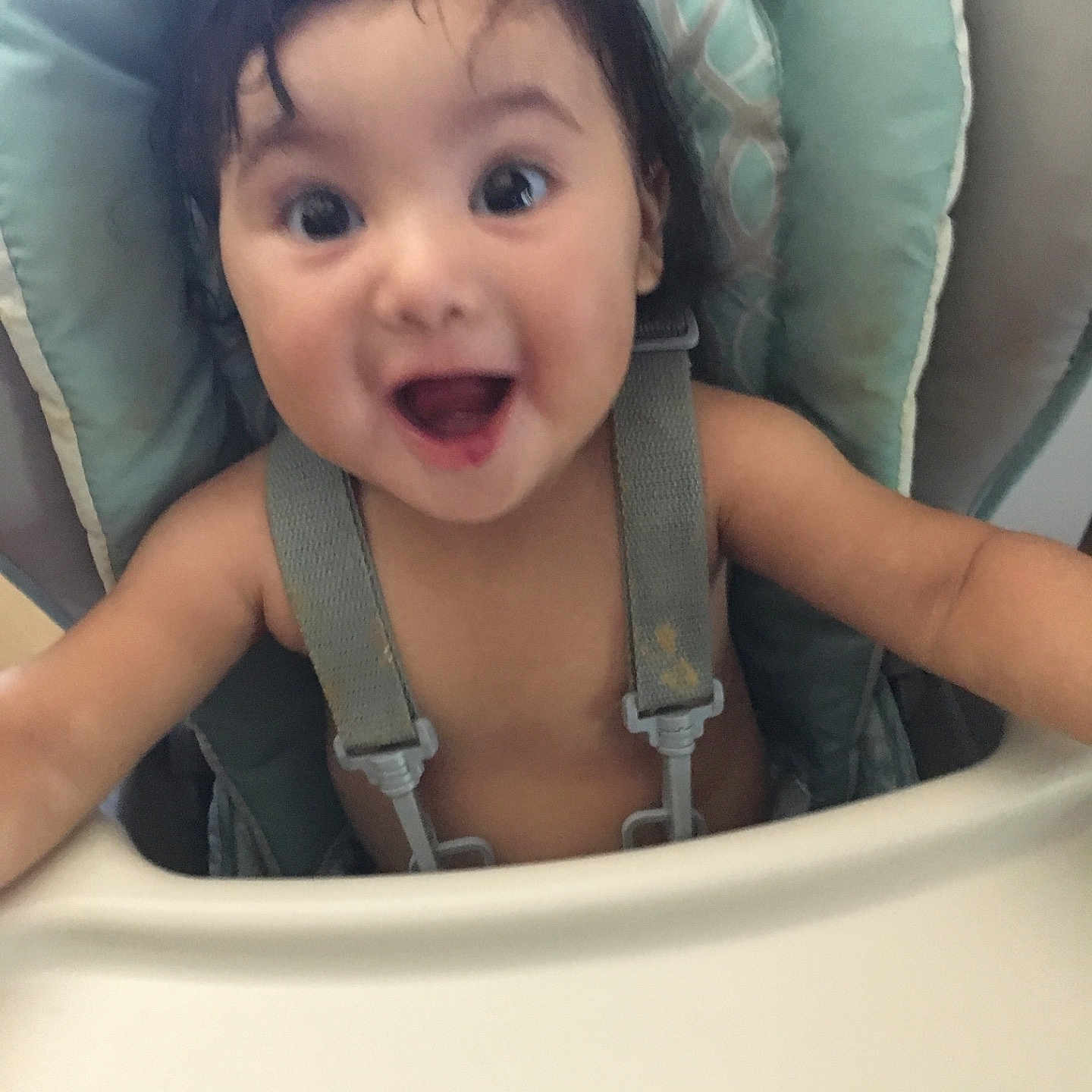 Luna Rose is registered to the contest to win money with this photo: arm, child, ear, eye, finger, girl, infant, mouth, product