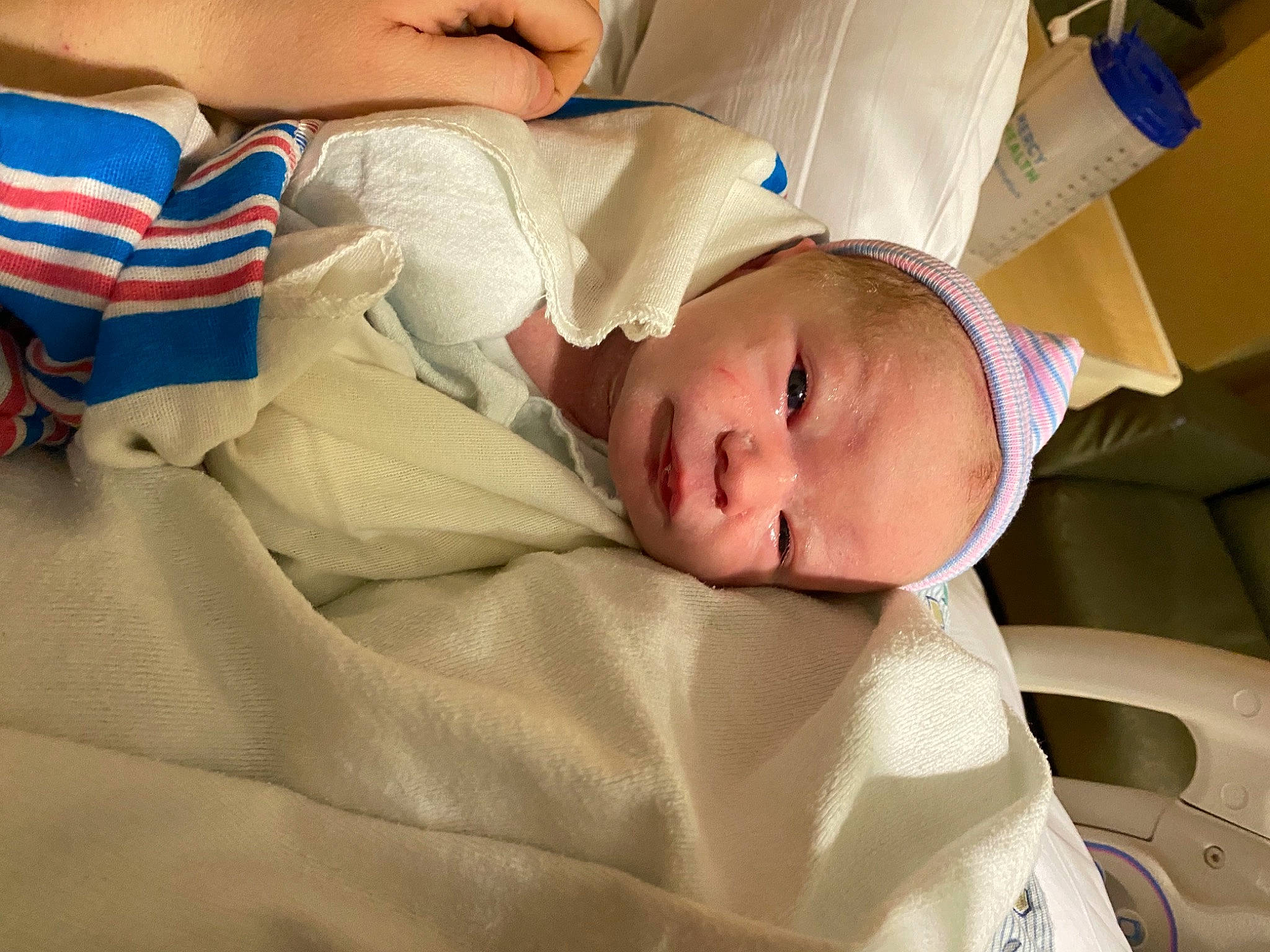 Kayden joined the competition — help win amazing prizes! baby, baby_products, baby_safety, baby_sleeping, baby_toddler_clothing, bedding, bedtime, car_seat, cheek, child, comfort, eyelash, hat, infant_bed, linens, nap, person, room, skin, sleep