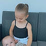 Lyana a rejoint le concours — aidez-le/la à gagner de superbes lots ! baby, baby_boy, beige_outfit, black_tank_top, child, couch, cute, family, hair_bun, looking_at_camera, looking_down, love, outdoor, portrait, sitting, skin, summer, toddler, white_shorts, wicker_furniture