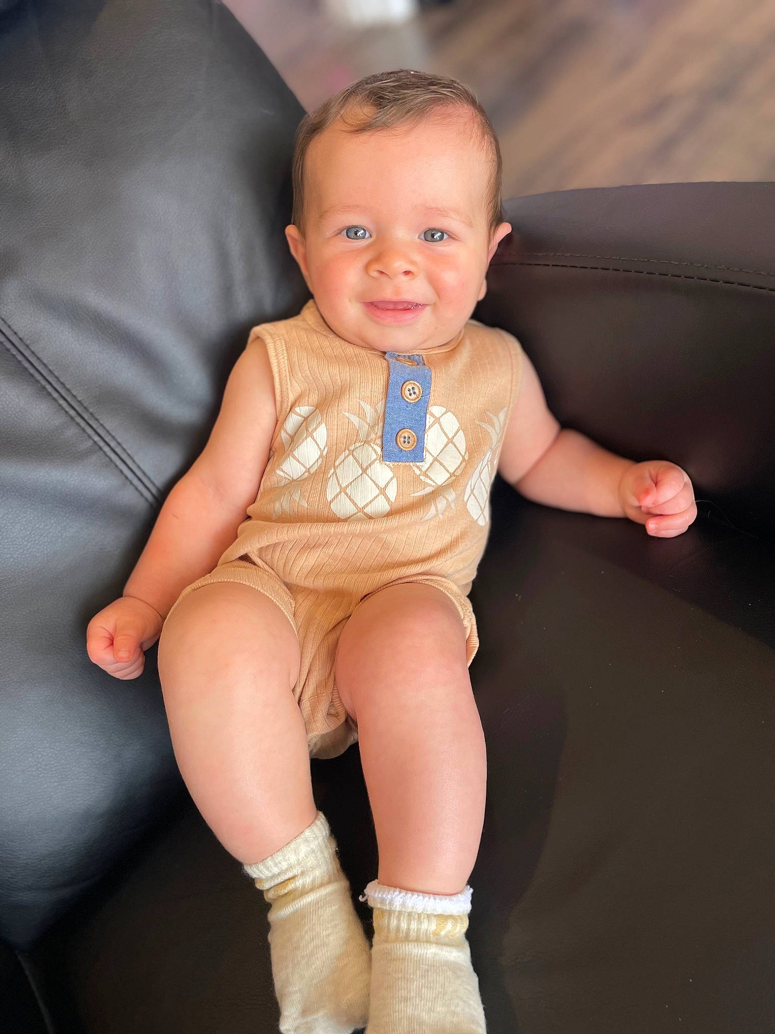 Bryer joined the competition — help win amazing prizes! abdomen, baby, baby_toddler_clothing, chest, eye, finger, flash_photography, happy, head, human_body, joint, joy, knee, leg, person, skin, sleeve, smile, stomach, thigh